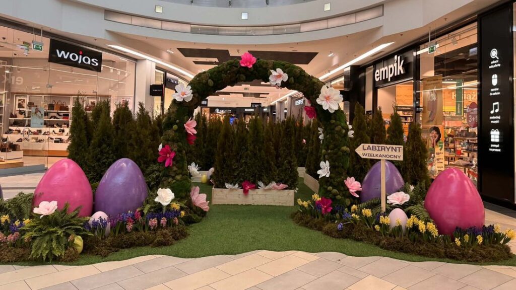 Wielkanocny labirynt w Galerii Kazimierz