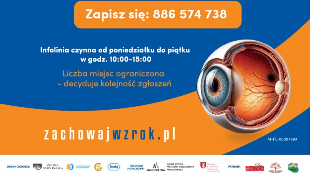 Grafika - Bezpłatne badanie wzroku dla seniorów w Krakowie