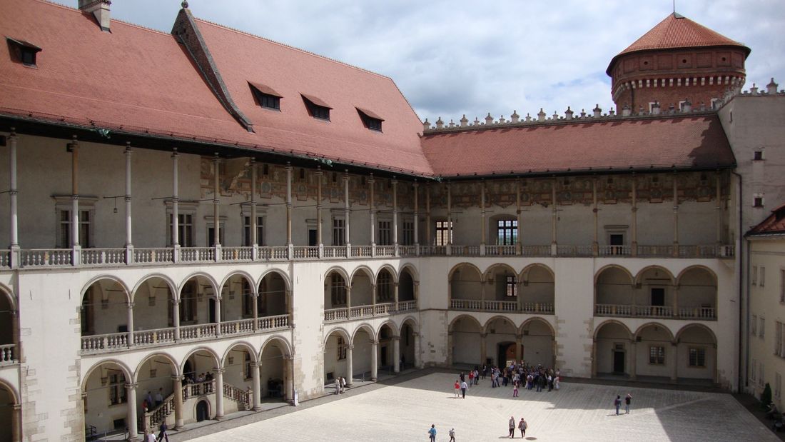 Dziedziniec Zamku Królewskiego na Wawelu