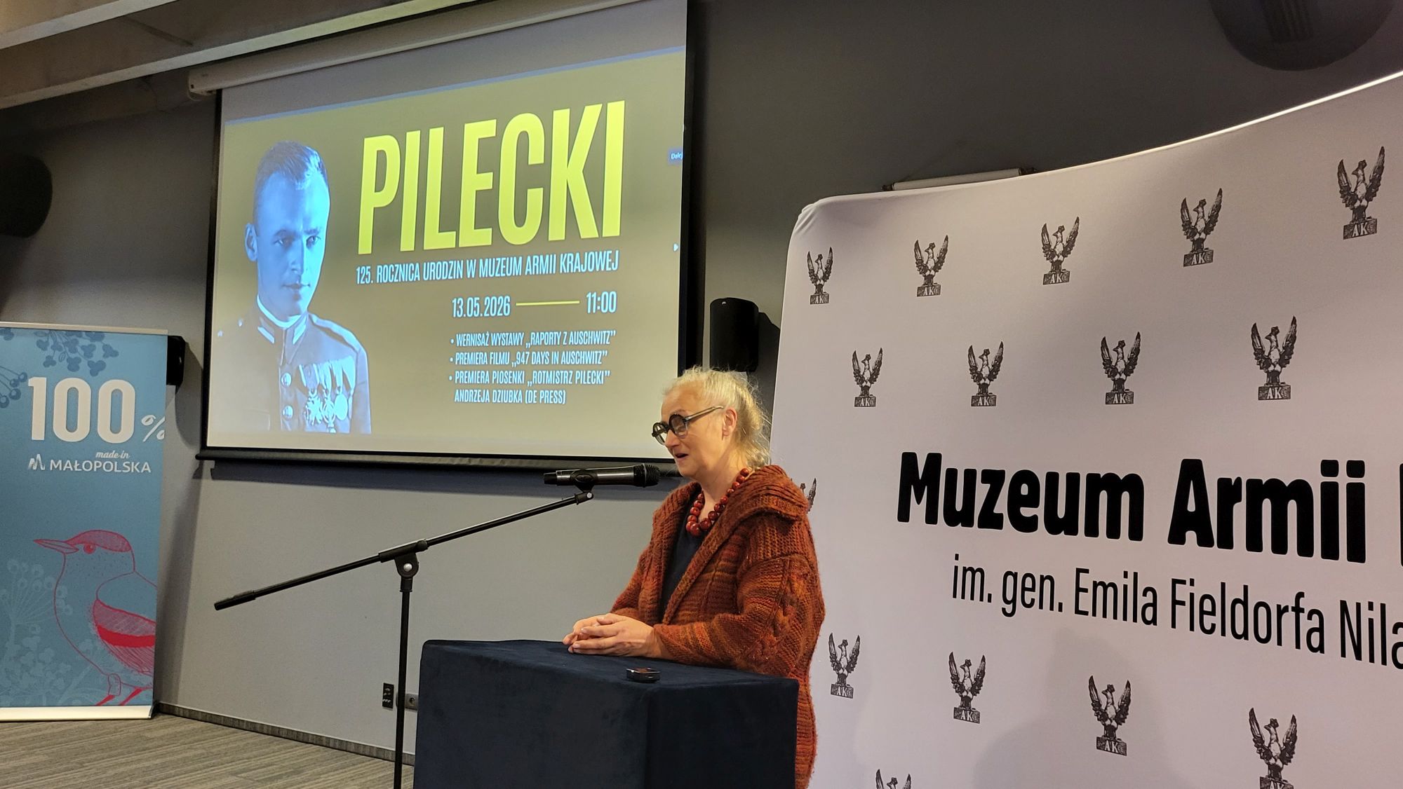 Wernisaż wystawy „Witold Pilecki. Raporty z Auschwitz” w Muzeum AK w Krakowie 8 pilecki ak 08