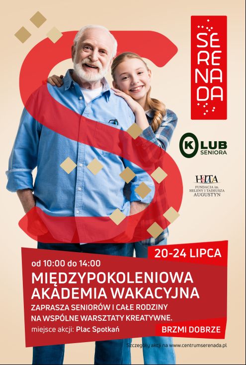 Wakacje łączą pokolenia. Pięć dni darmowych warsztatów w Centrum Serenada 1 hita