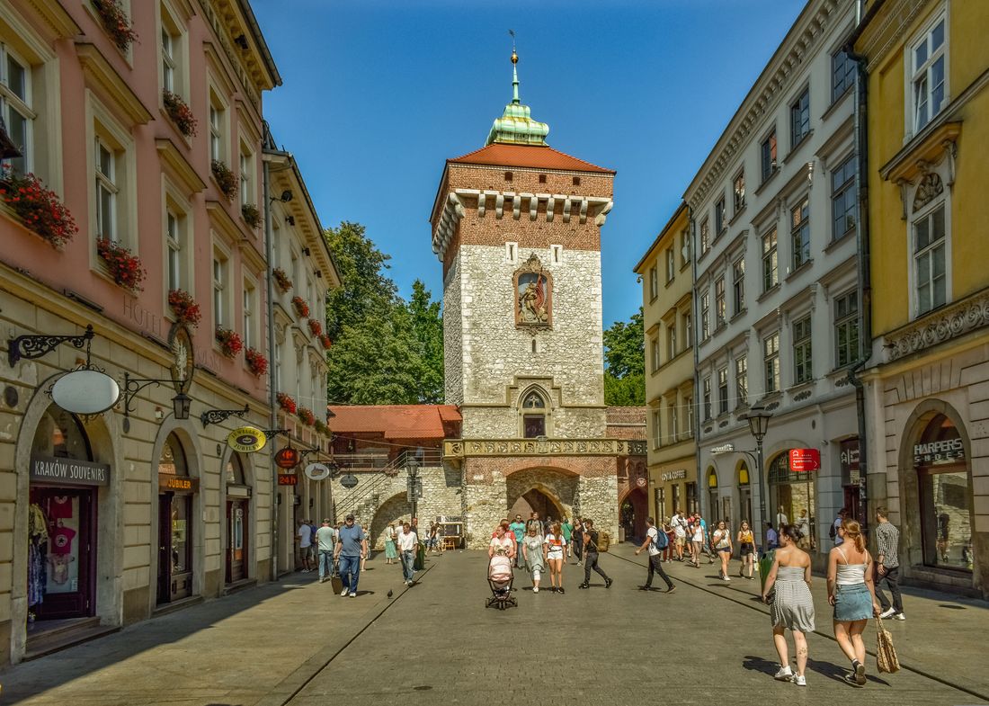 Brama Floriańska w Krakowie