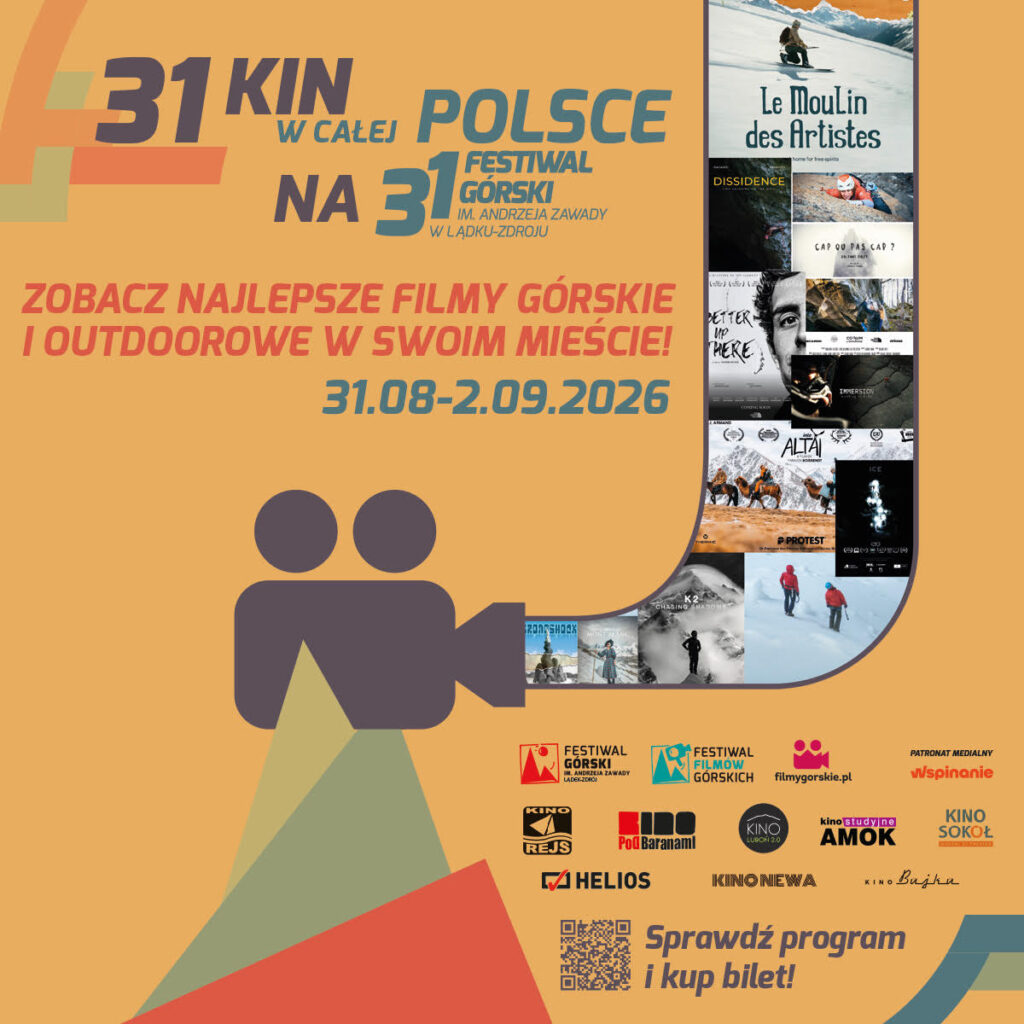Wielkie góry, wielkie historie. Festiwal Górski w Kinach również w Krakowie 1 festiwal gorski